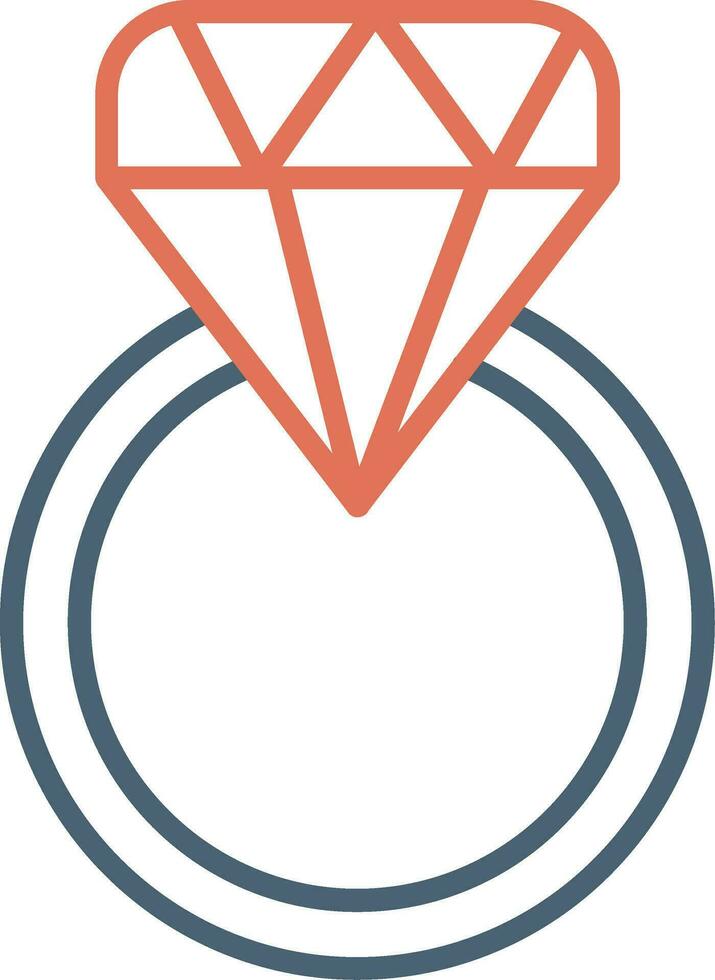 icono de vector de anillo