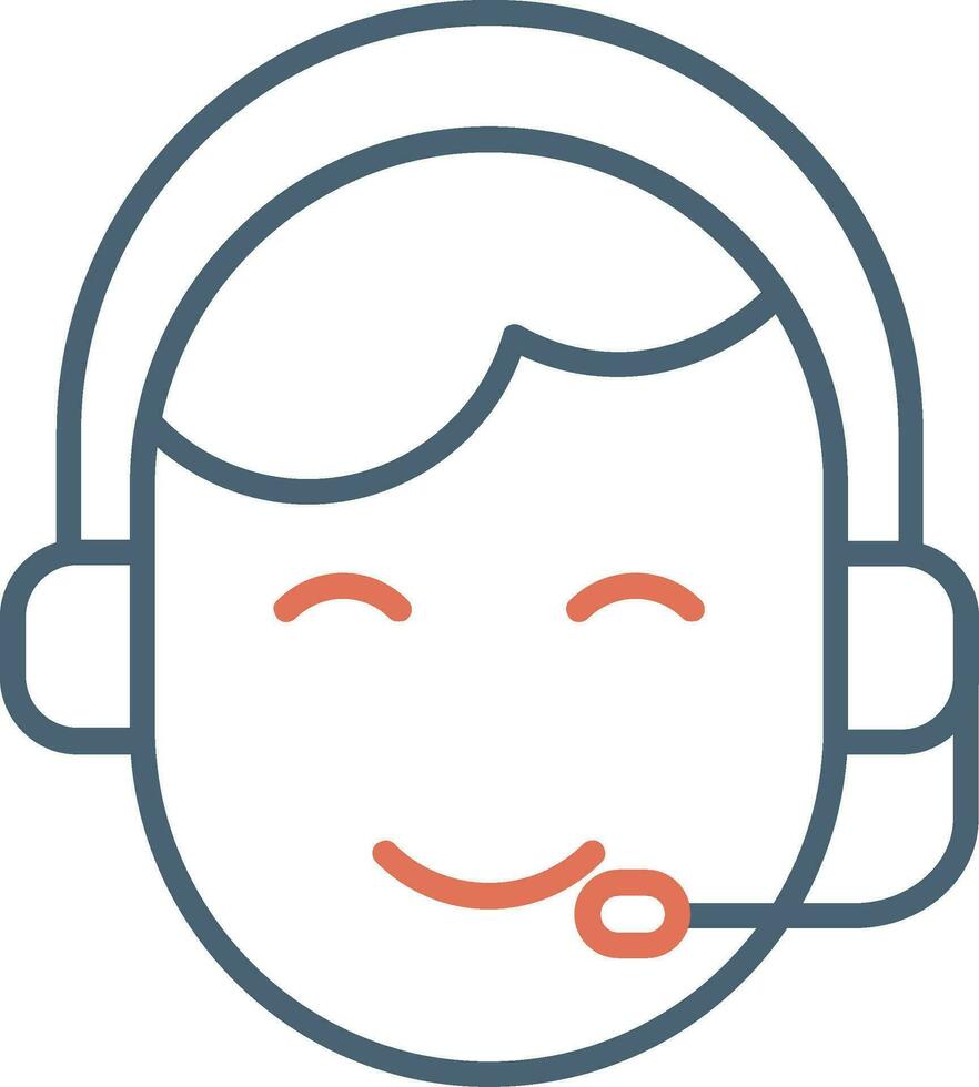 Customer Service Agent Vector Icon