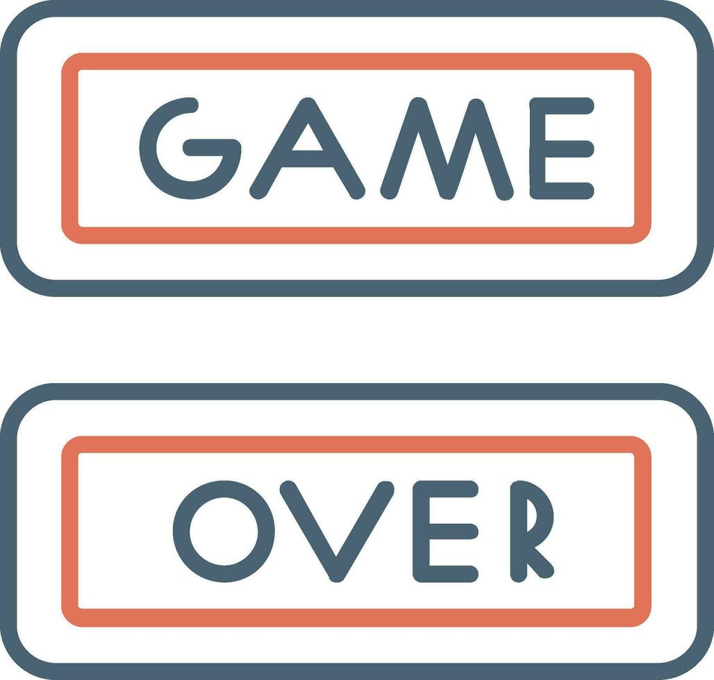 Game over Vector Icon