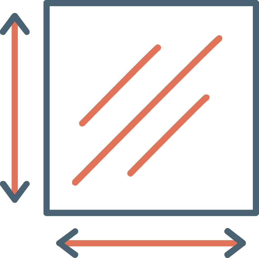Dimension Vector Icon