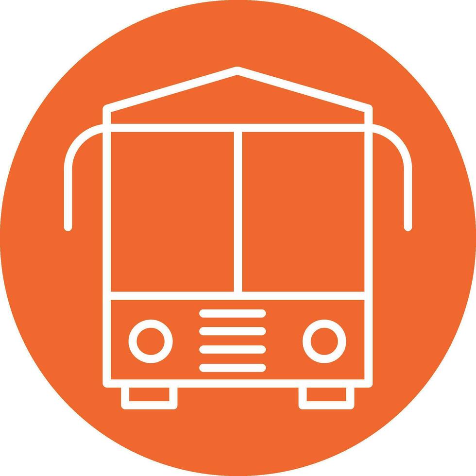 icono de vector de bus