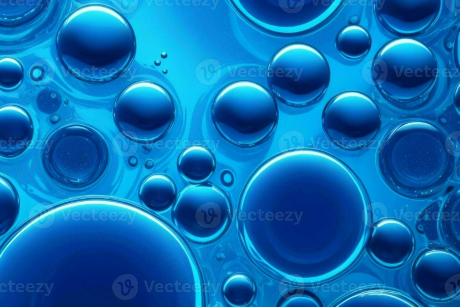 AI generated Abstract liquid circles background. Pro Photo