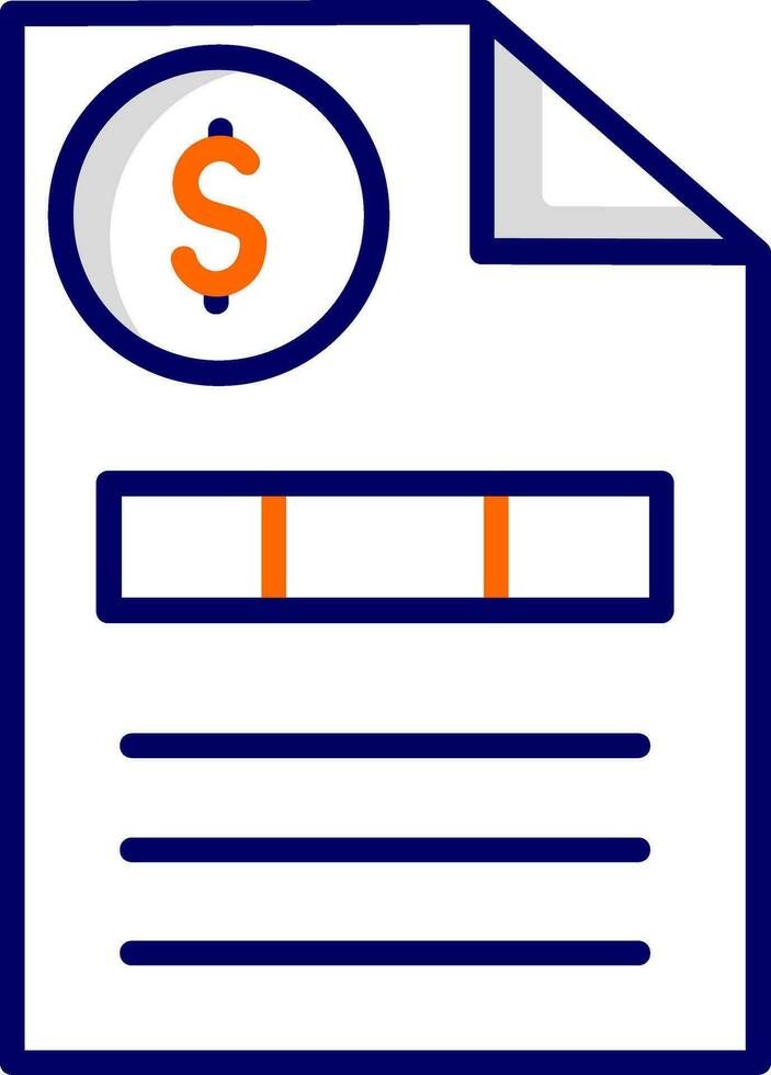Invoice Vector Icon