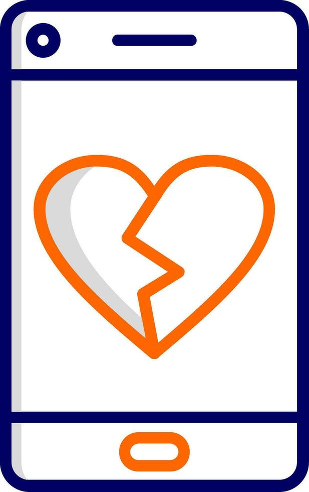 Heart Break Vector Icon