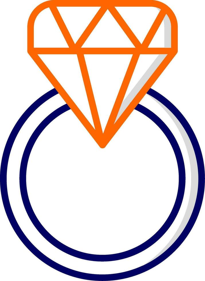 icono de vector de anillo