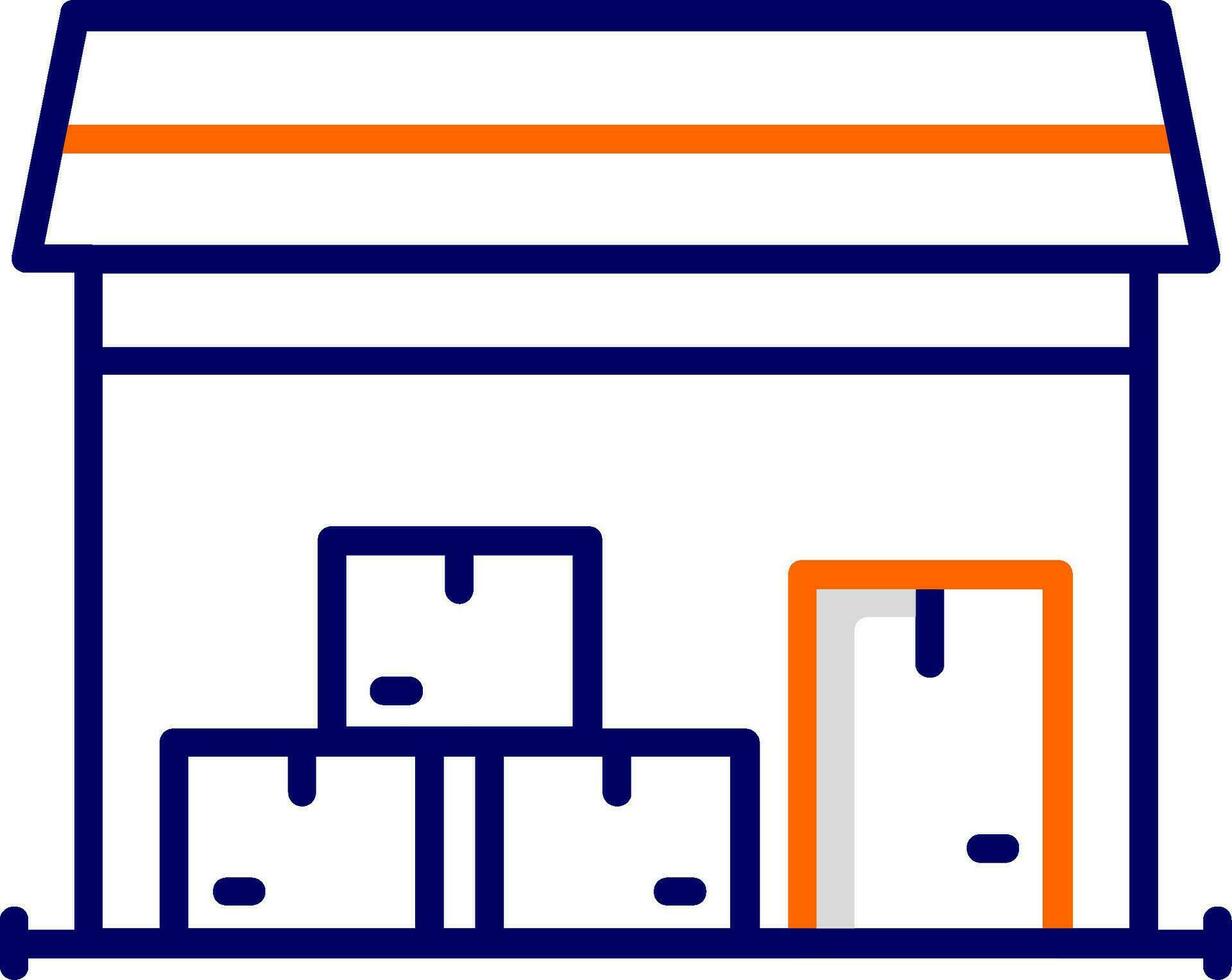 Warehouse Vector Icon