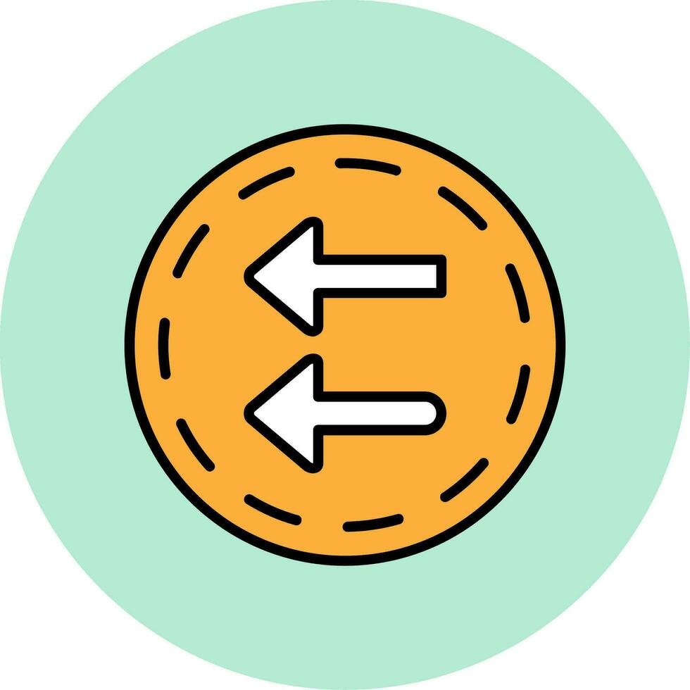 Fast Backward Vector Icon
