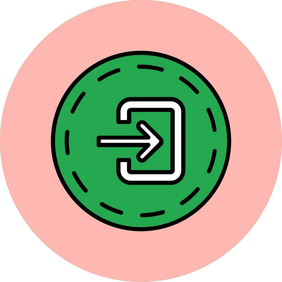 Log In Vector Icon