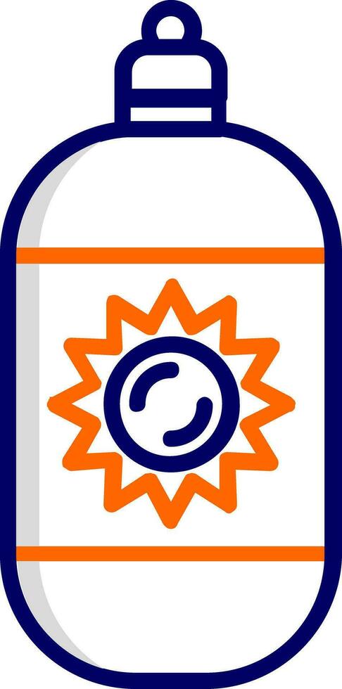 Sun Cream Vector Icon