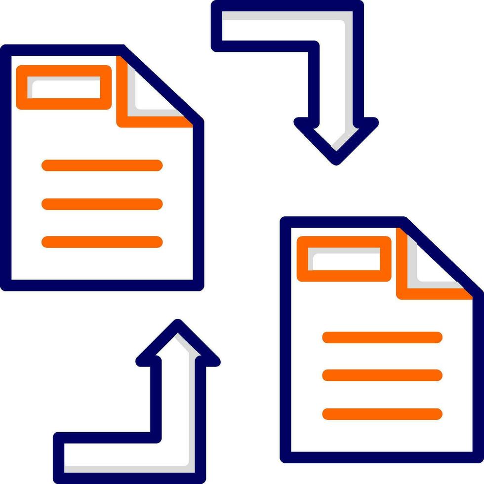 Data Transformation Vector Icon