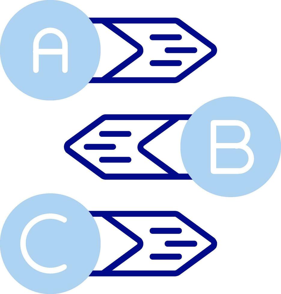 Diagram Line Filled Icon vector