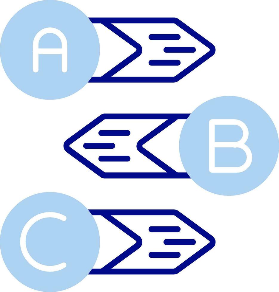 icono lleno de línea de diagrama vector