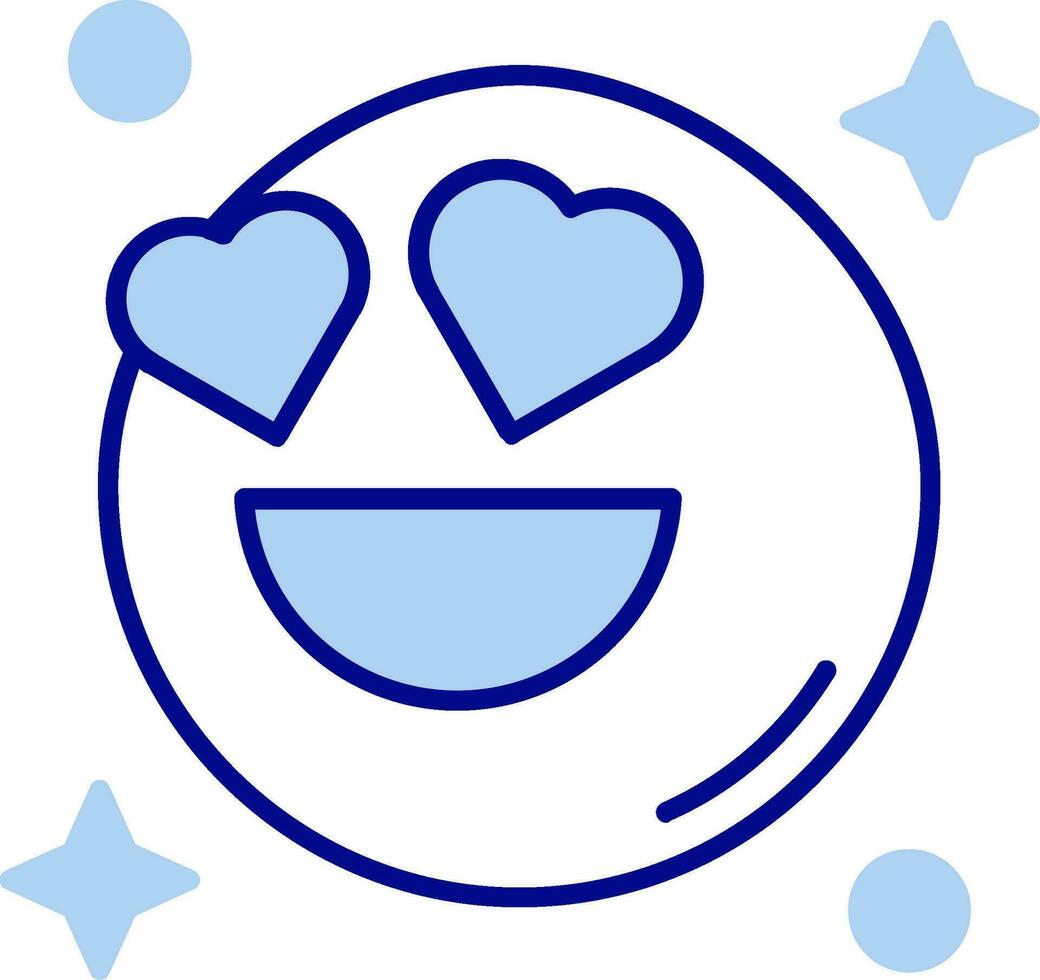 In love Line Filled Icon vector