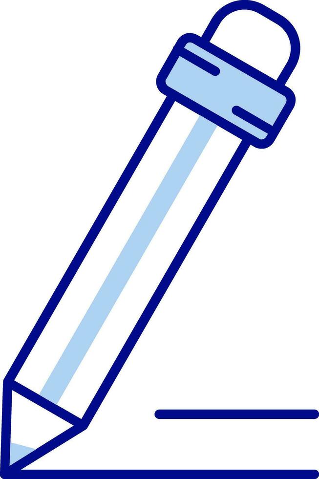 Pencil Line Filled Icon vector