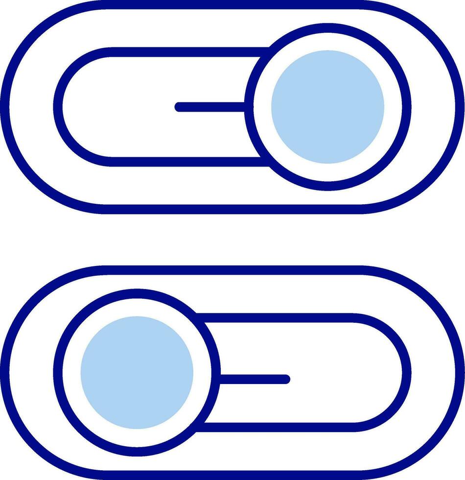 Switch Line Filled Icon vector