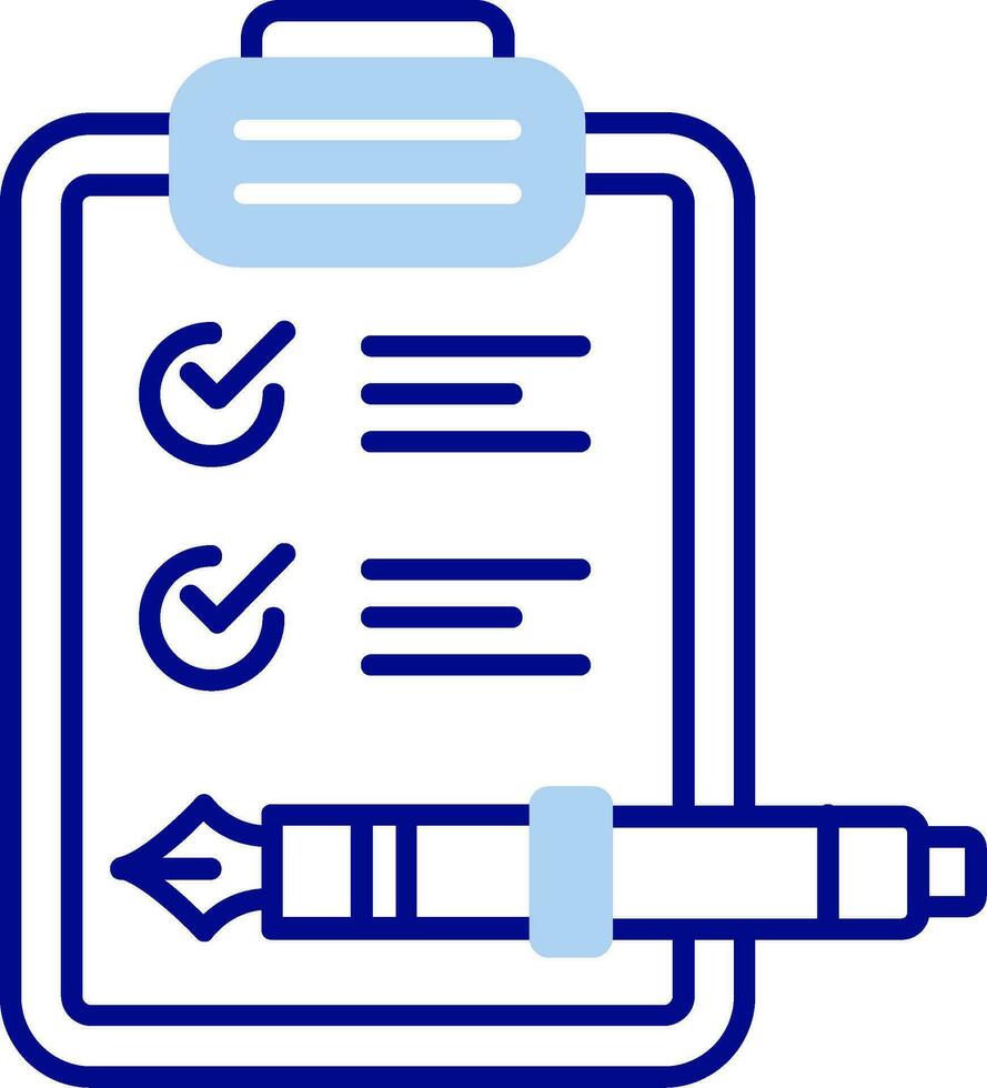 Check list Line Filled Icon vector