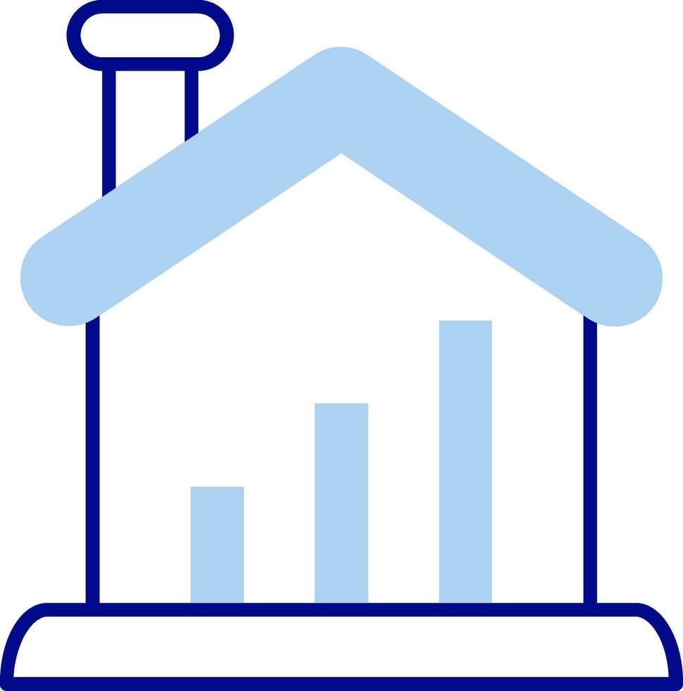 Home Line Filled Icon vector