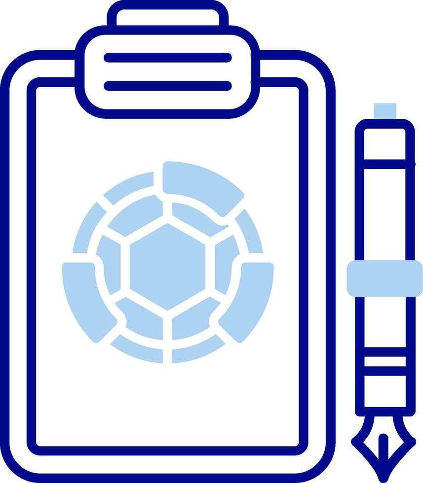 Report Line Filled Icon vector