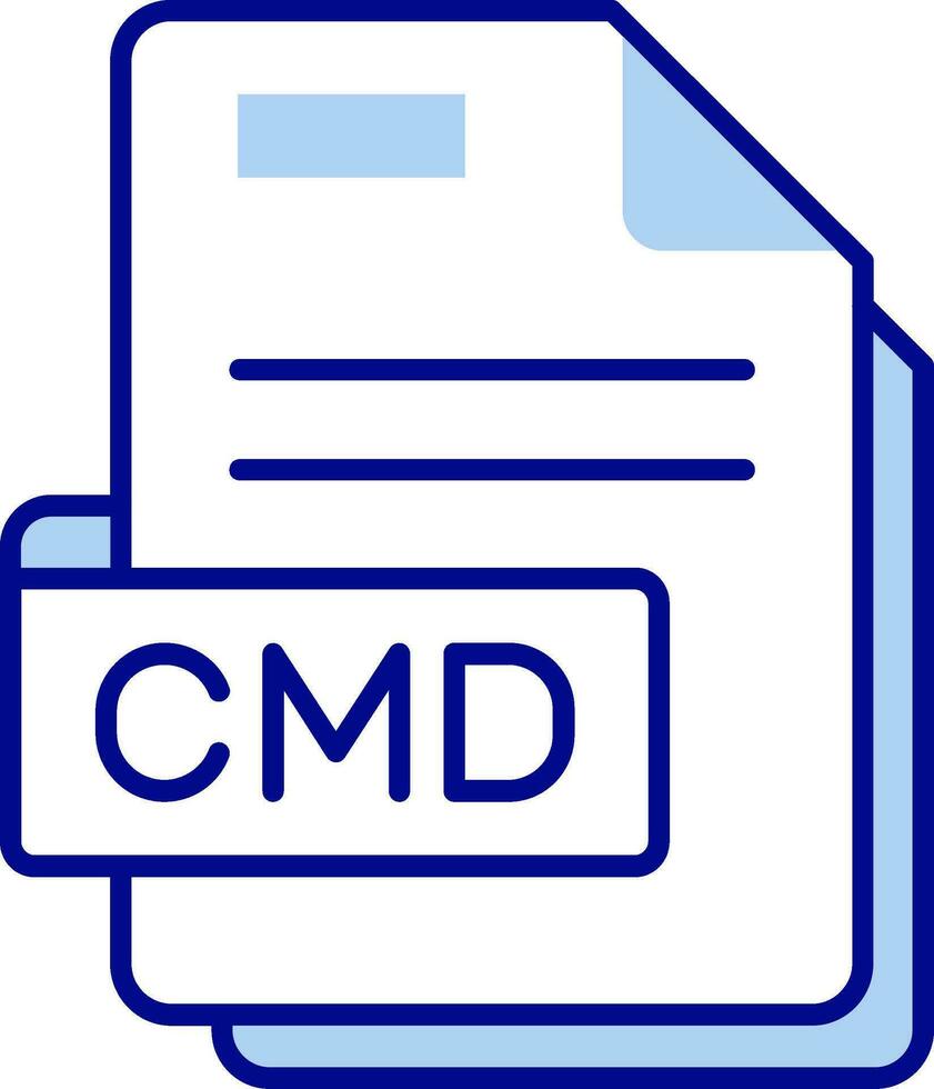 Cmd Line Filled Icon vector