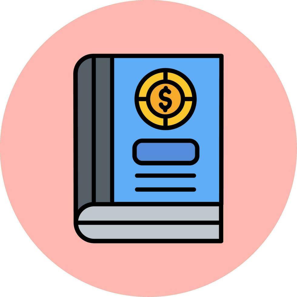 Accounting Book Vector Icon