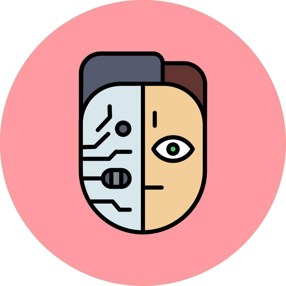 Cyborg Vector Icon