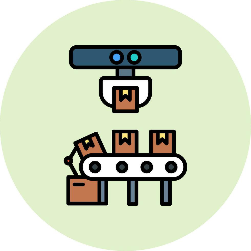 Conveyor Belt Vector Icon