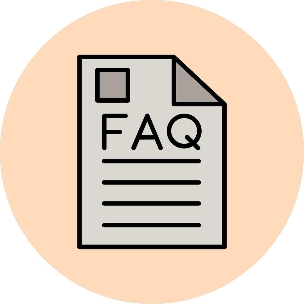 Faq Vector Icon