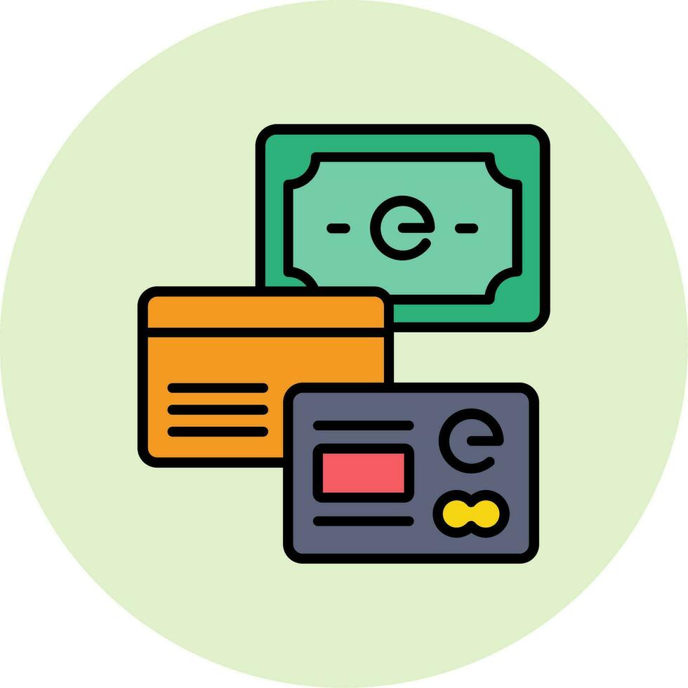 icono de vector de método de pago