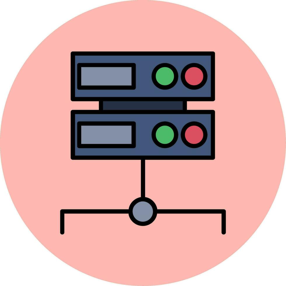 Data Center Vector Icon