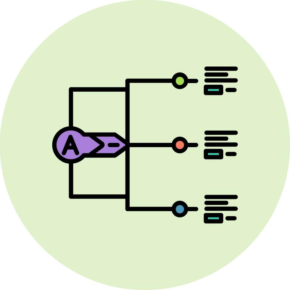 icono de vector de relación