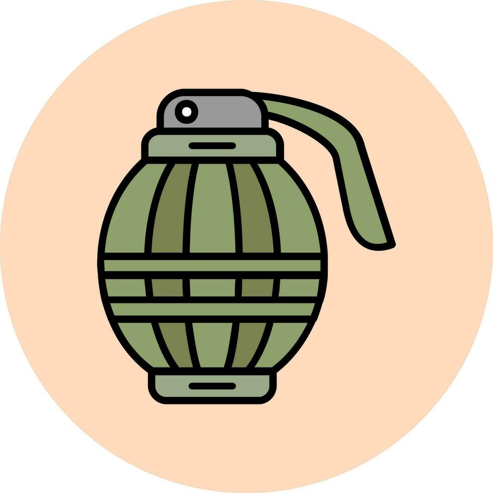 Hand Grenade Vector Icon