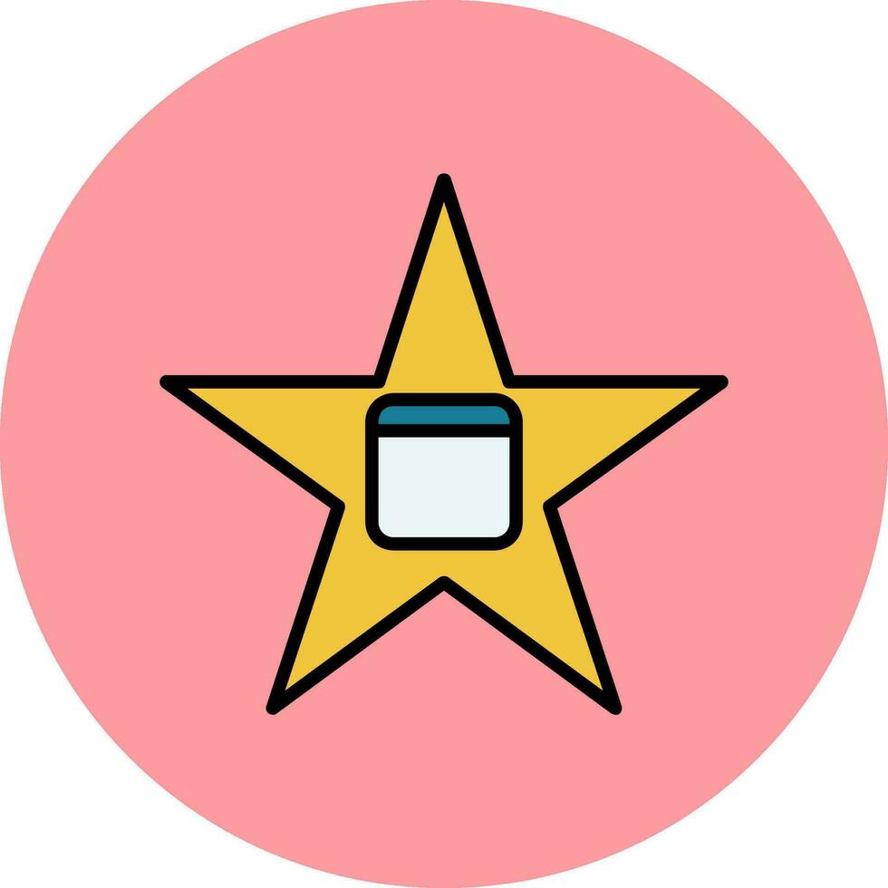 icono de vector de estrella