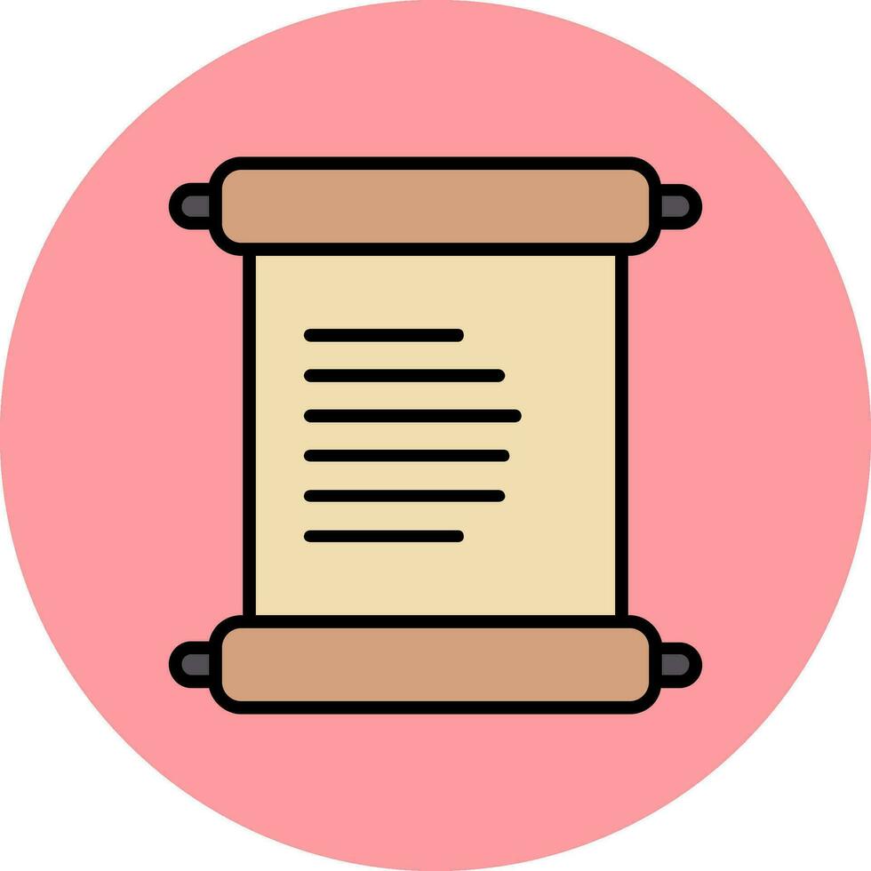 Parchment Vector Icon
