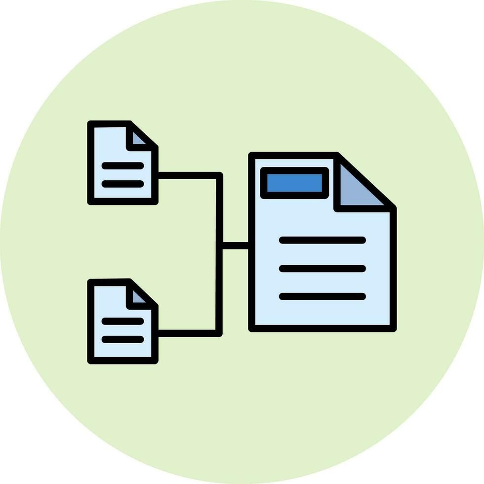 datos modelo vector icono