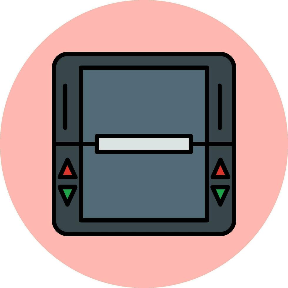 icono de vector de consola de juegos