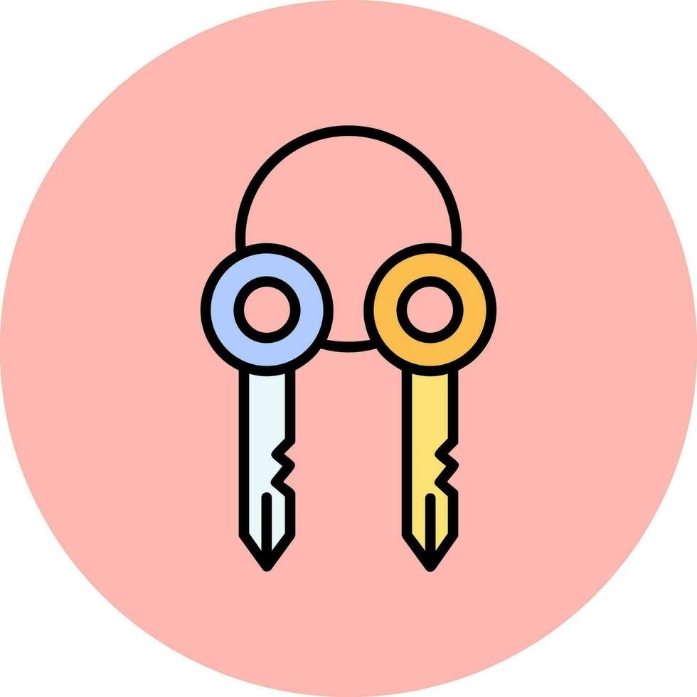 Surrogate Key Vector Icon