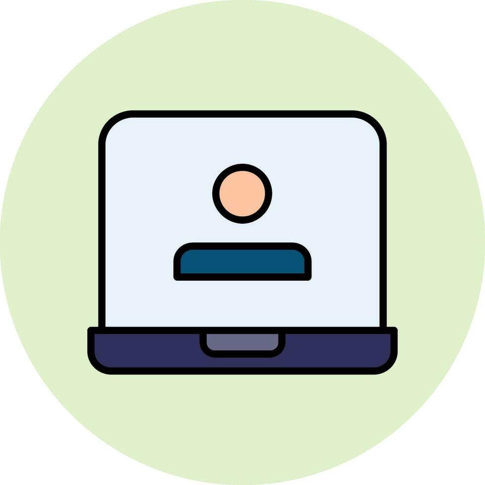 icono de vector de seminario web