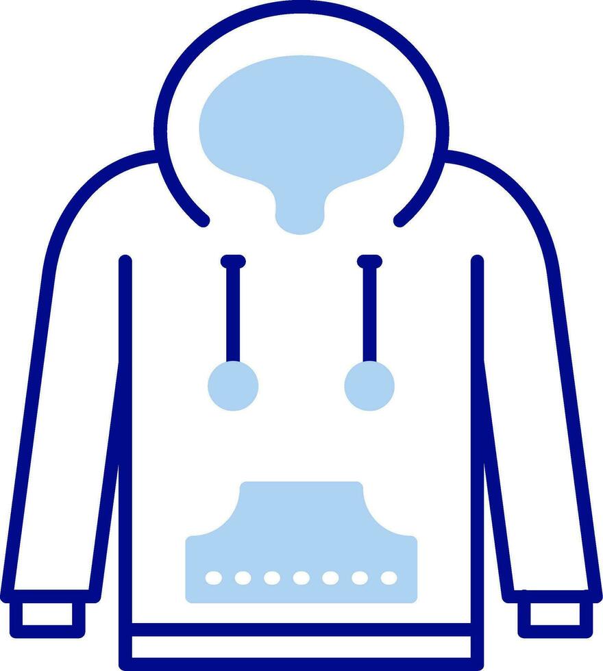 Hoodie Line Filled Icon vector
