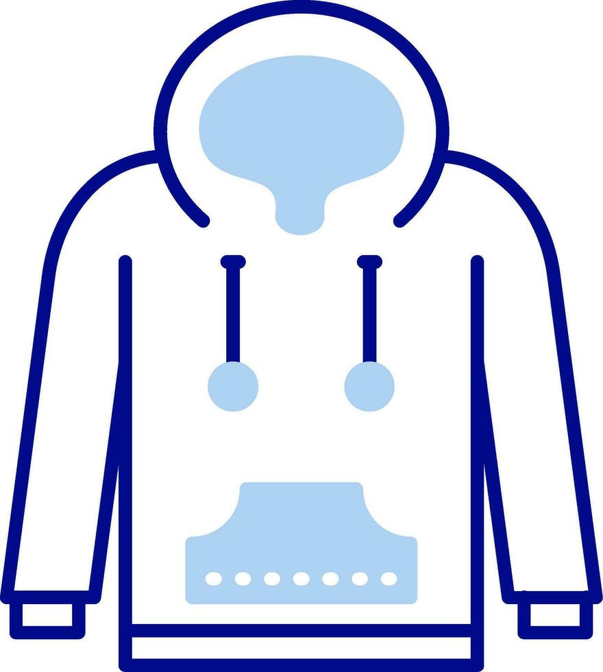 Hoodie Line Filled Icon vector