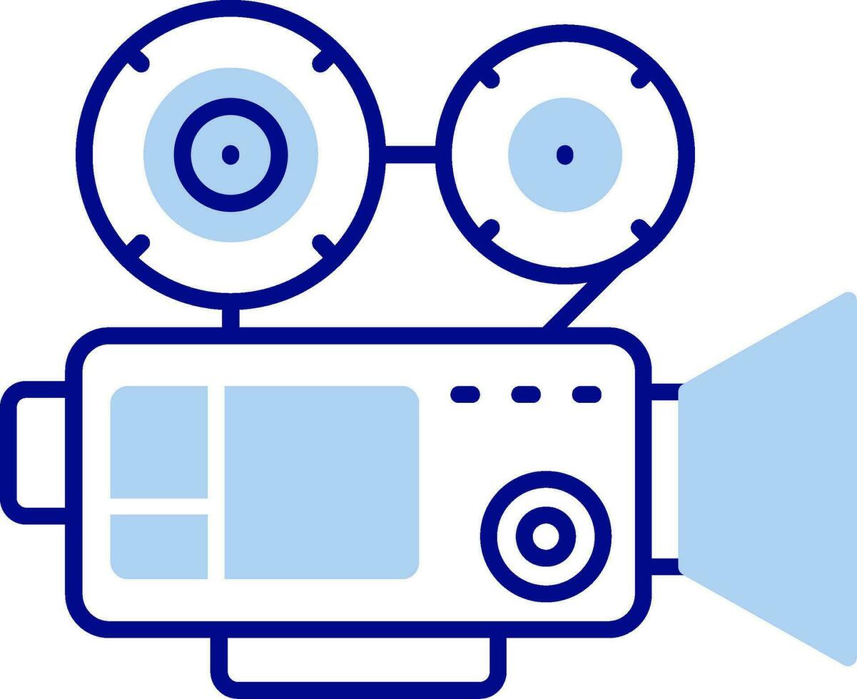 Video camera Line Filled Icon vector