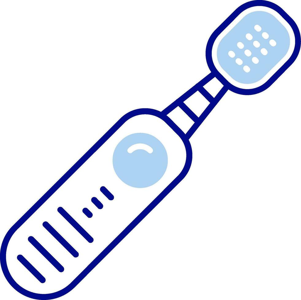 Electric toothbrush Line Filled Icon vector