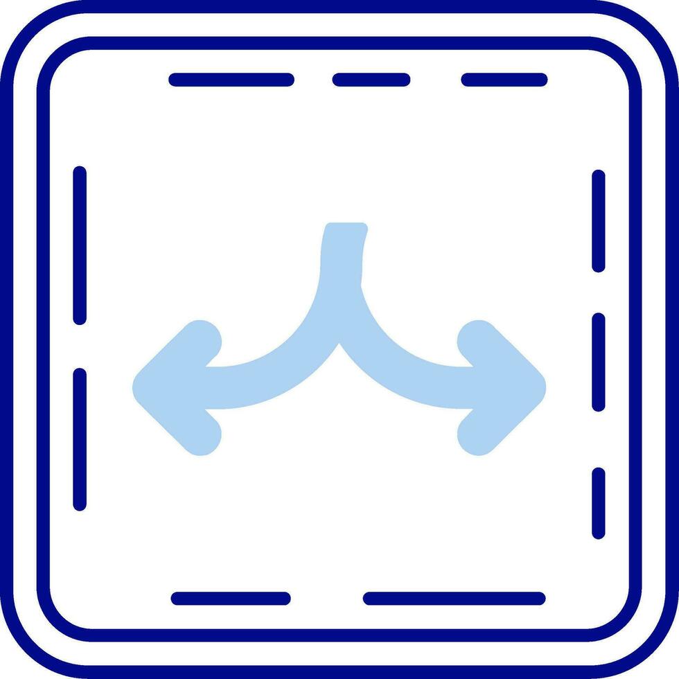 Shuffle Line Filled Icon vector