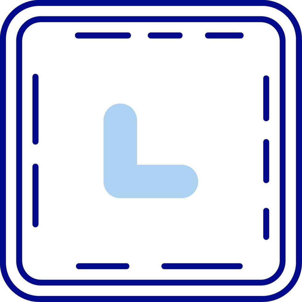 Chevron Line Filled Icon vector