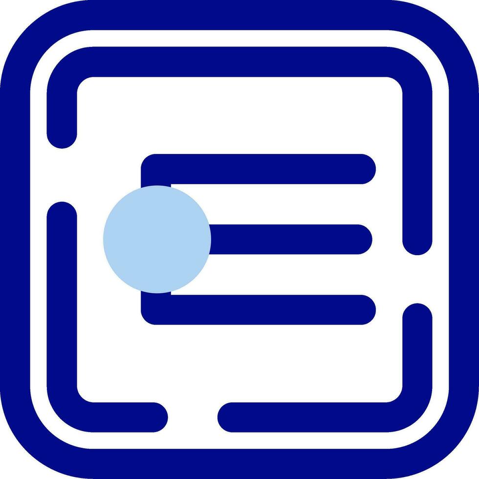 Endpoint Line Filled Icon vector