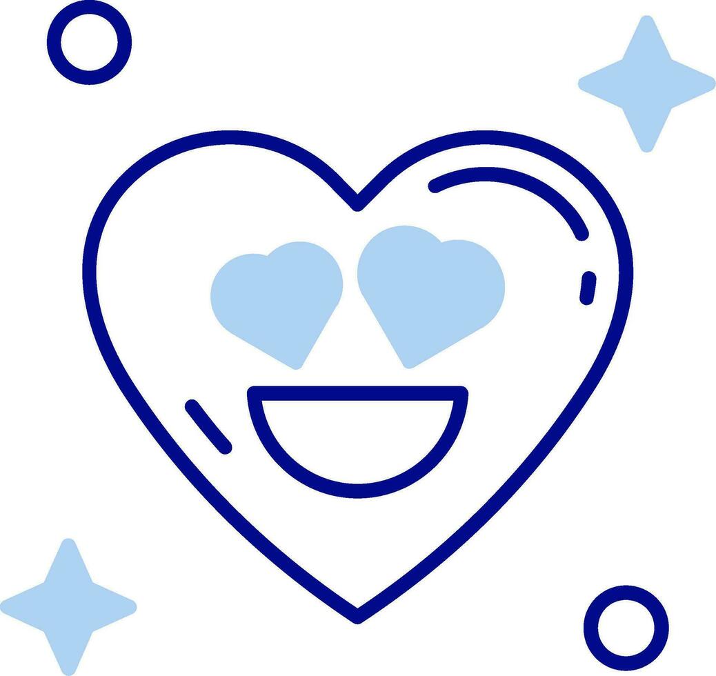 In love Line Filled Icon vector