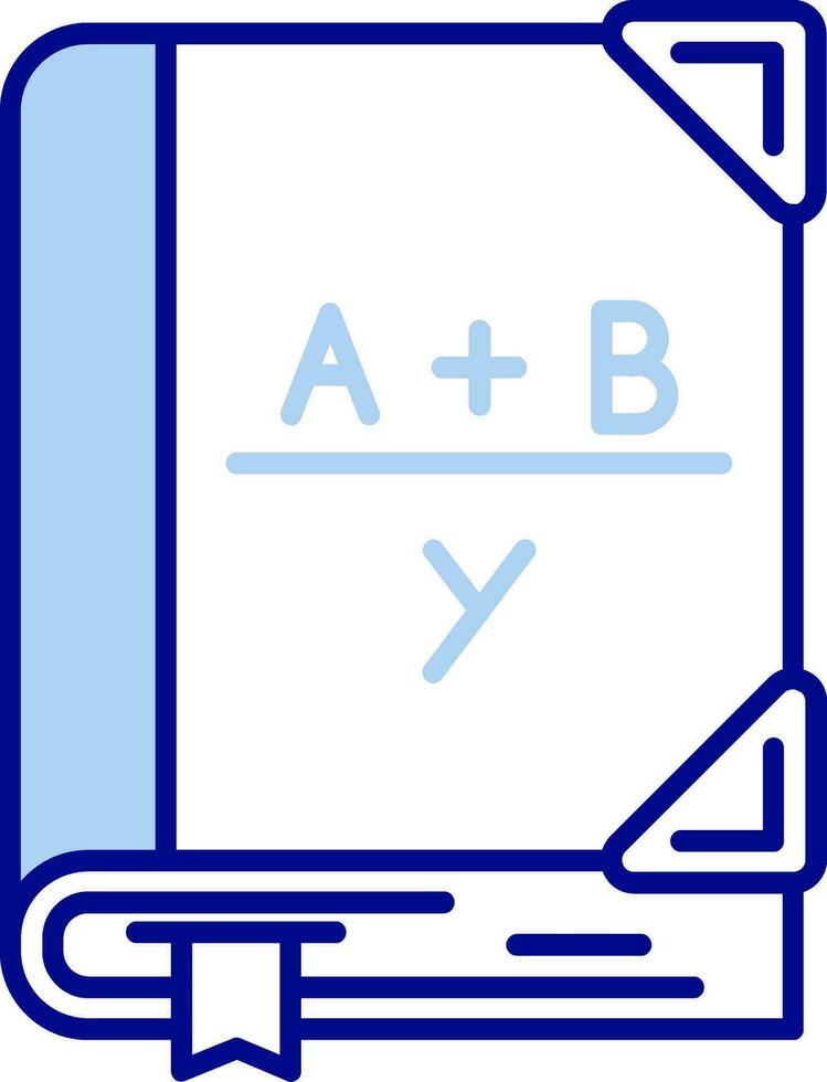 Algebra Line Filled Icon vector