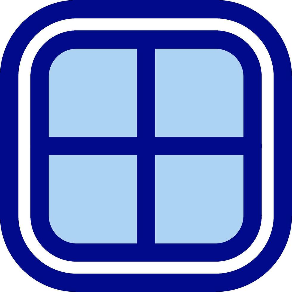 Layout Line Filled Icon vector