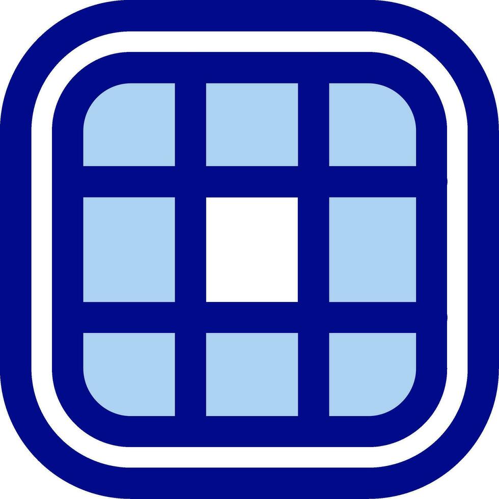 Layout Line Filled Icon vector