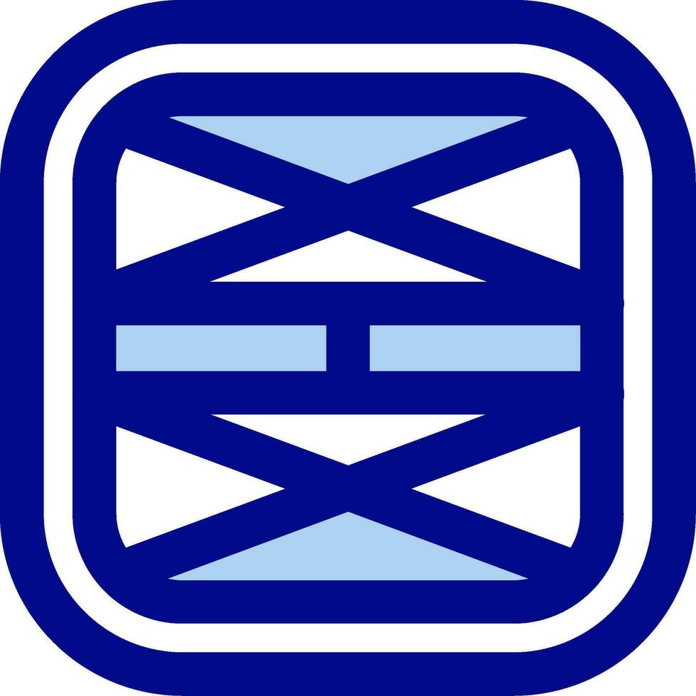 Layout Line Filled Icon vector