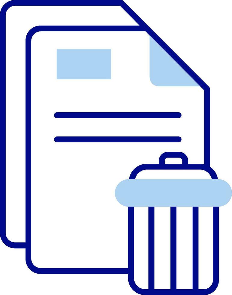 Delete Line Filled Icon vector